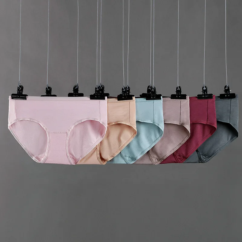 

80 Modal Low-Rise Panties Simple WOMEN'S Panties Simple Students Triangle Underwear Boxed