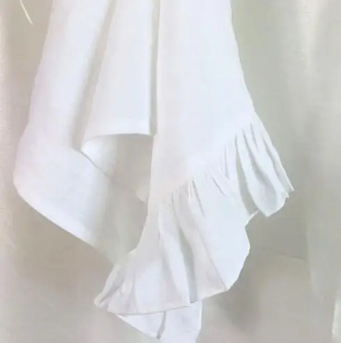 White Linen Catch Selvedge Facial Cleansing Towel Hanging Hand Towels Luxurious Bacteriostatic Fast Drying Kitchen Towel - Цвет: White