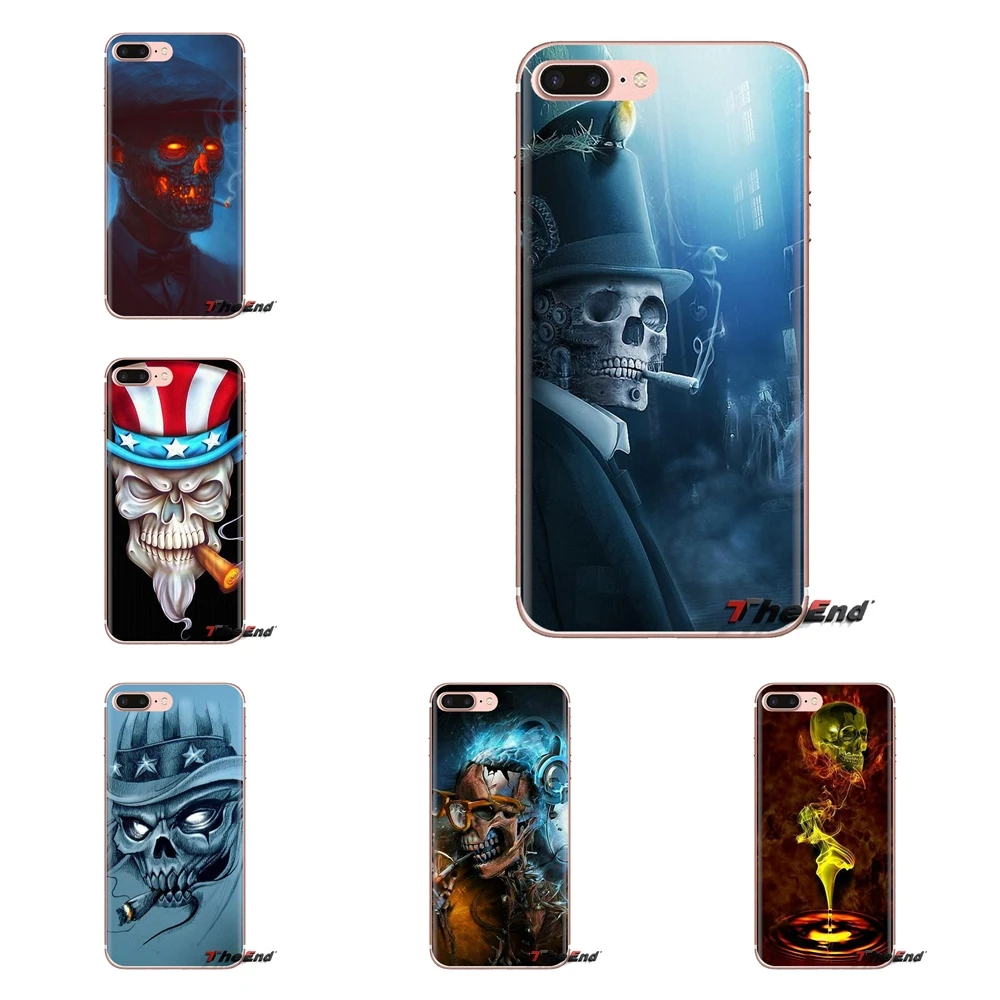 Силиконовый чехол для мобильного телефона Чехлы череп человека индивидуальными