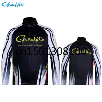 

GAMAKATSU Breathable Fishing Clothes Sport Outdoor Long Sleeve Fishing Shirt Profesional Quick Dry Sun Anti-UV Hiking Shirt