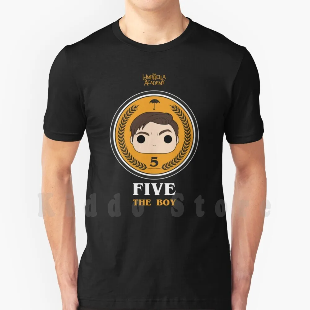 Ombrello Academy 2 : Five The Boy T Shirt Fai Da Te Big Size 100% Cotone Ombrello Academy Ombrello Academy Uniform Umbrella Academy