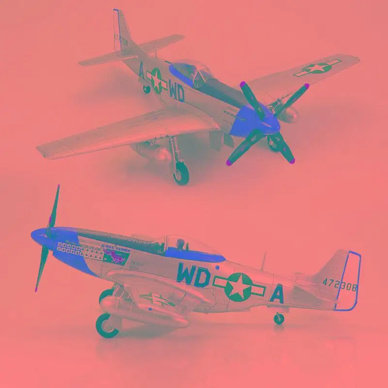Хобби мастер P-51D Мустанг Ридж бегун III 44-72308 Maj Pierce McKennon 335th FS 4th FG Весна 1945 1/48 литье под давлением модель самолета