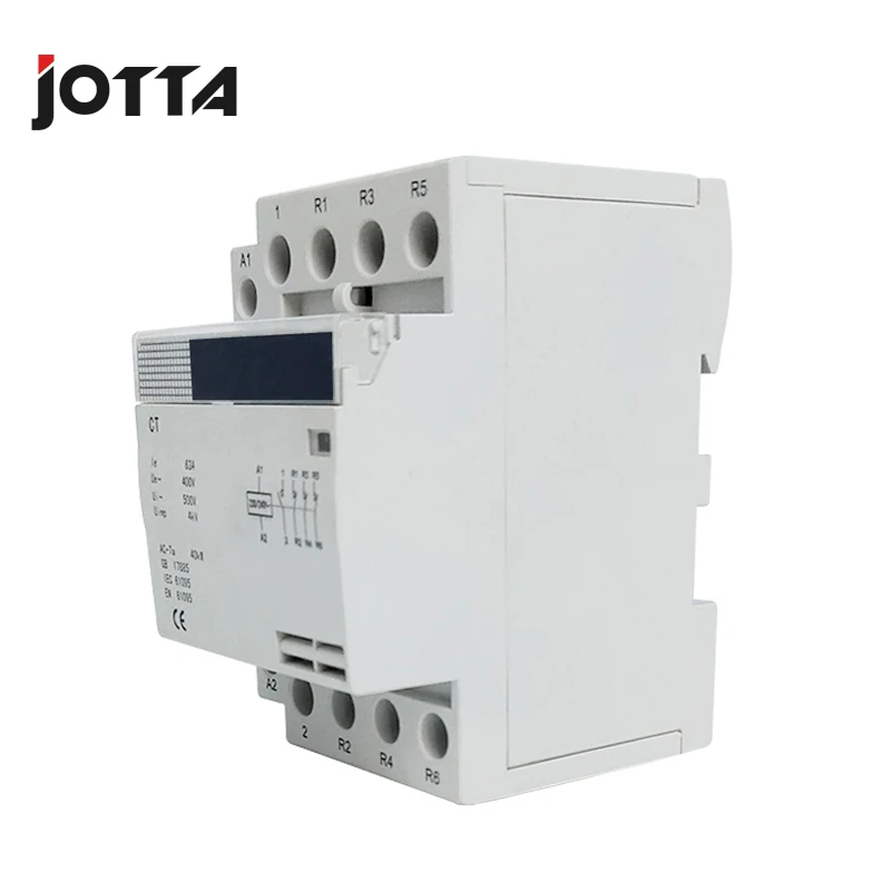 4P 63A 220 V/230 V 50/60HZ din rail AC контактор для дома 1NO 3NC/2NO 2NC/3NO 1NC/4NO/4NC
