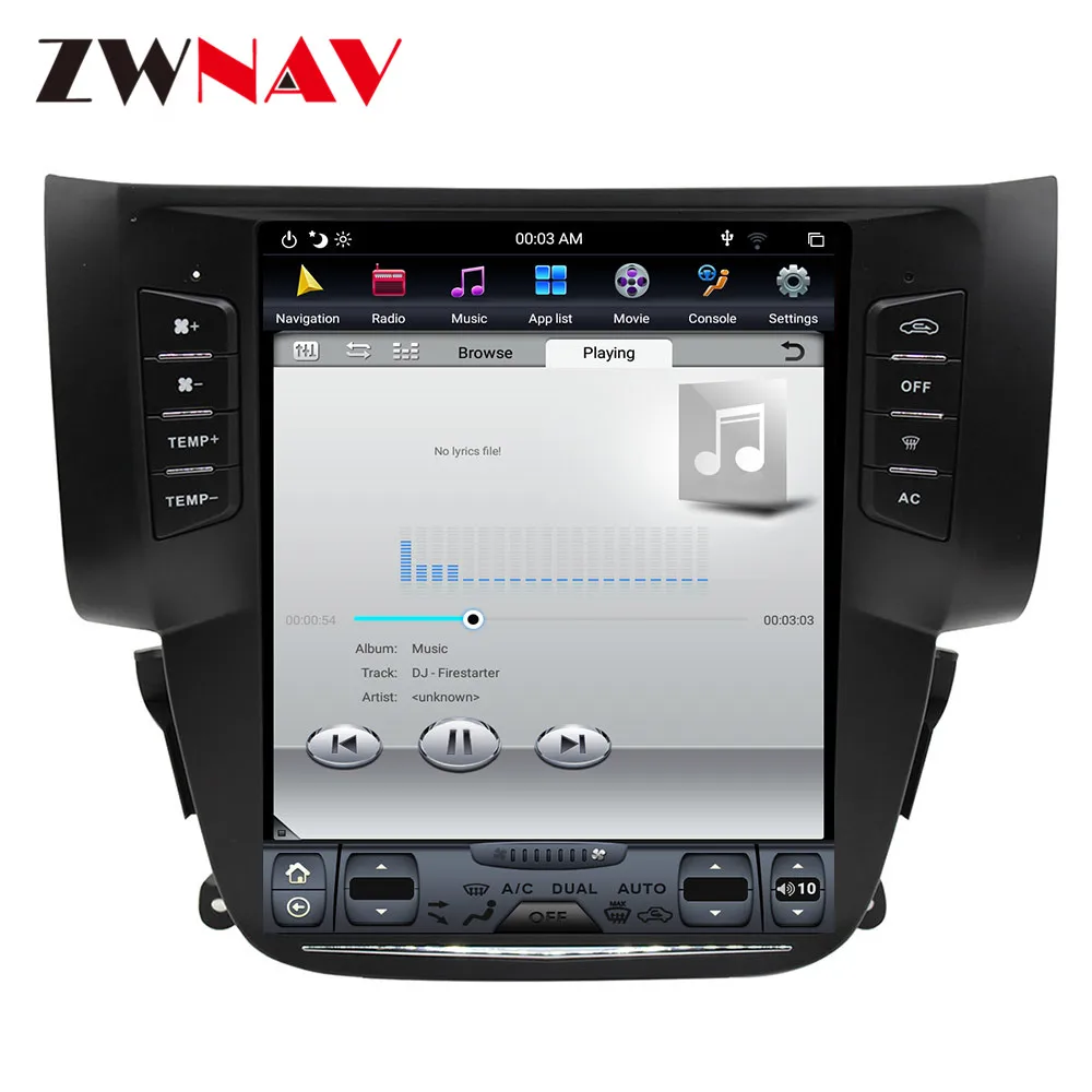 DSP Carplay вертикальный Тесла экран Android 9,0 автомобильный мультимедийный плеер для Nissan Sylphy 2012+ gps аудио Радио стерео карта головное устройство