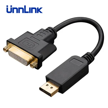 

Unnlink Displayport DP to DVI Cable Converter Male to Female Cable FHD 1080P@60Hz for computer Graphic Card Laptop Projector
