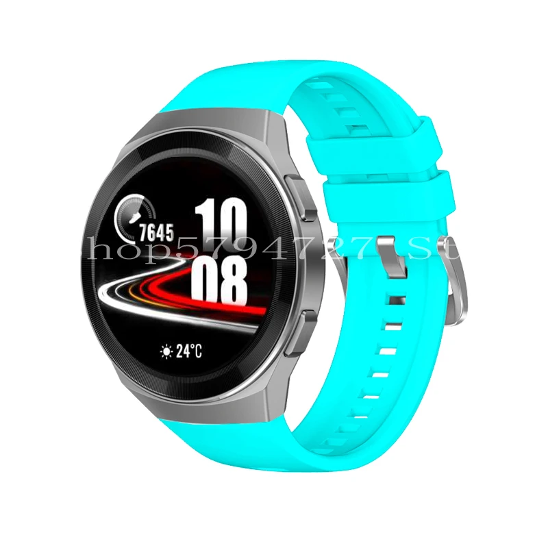 Ремешок силиконовый из ТПУ для HUAWEI WATCH GT 2e GT2e сменный однотонный браслет наручных