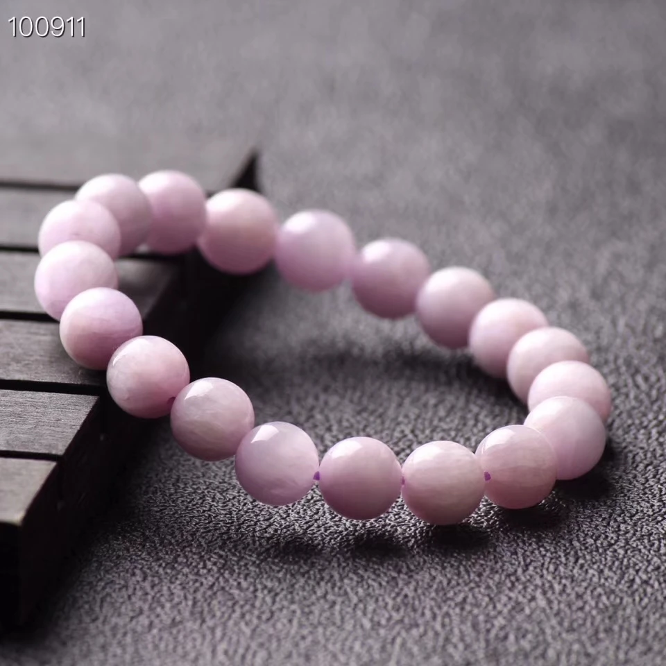 

Newly Natural Purple Kunzite Cat Eye Round Beads Bracelet 10mm 12mm 8mm Gemstone Women Men Stone Rarest Bracelet Jewelry AAAA