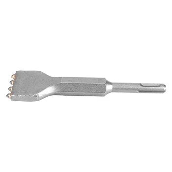 

HOT-4 Tooth Alloy Flat Chisel Square Slotting Tool Electric Hammer Head