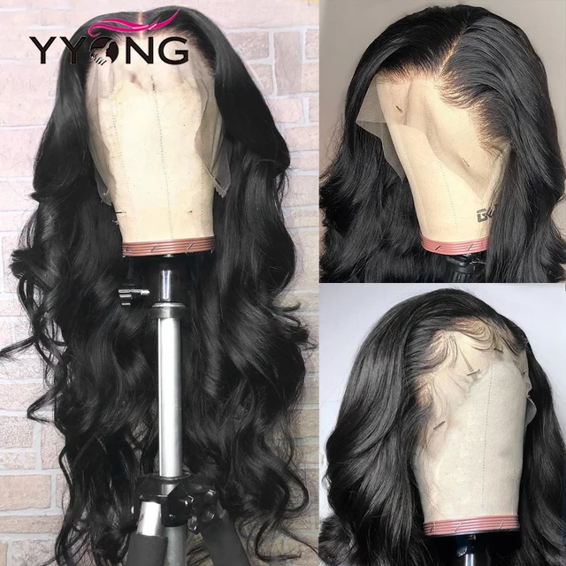 YYONG 30 Inch Body Wave 13x4 13x6 Hd Transparent Lace Front Human Hair Wigs For Women Closure Wig Pre Plucked Lace Frontal Wig 4