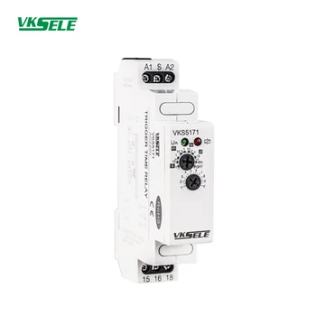 

VKS5171 VKS5170 16A SPDT DPDT DIN Rail timer delay switch relay