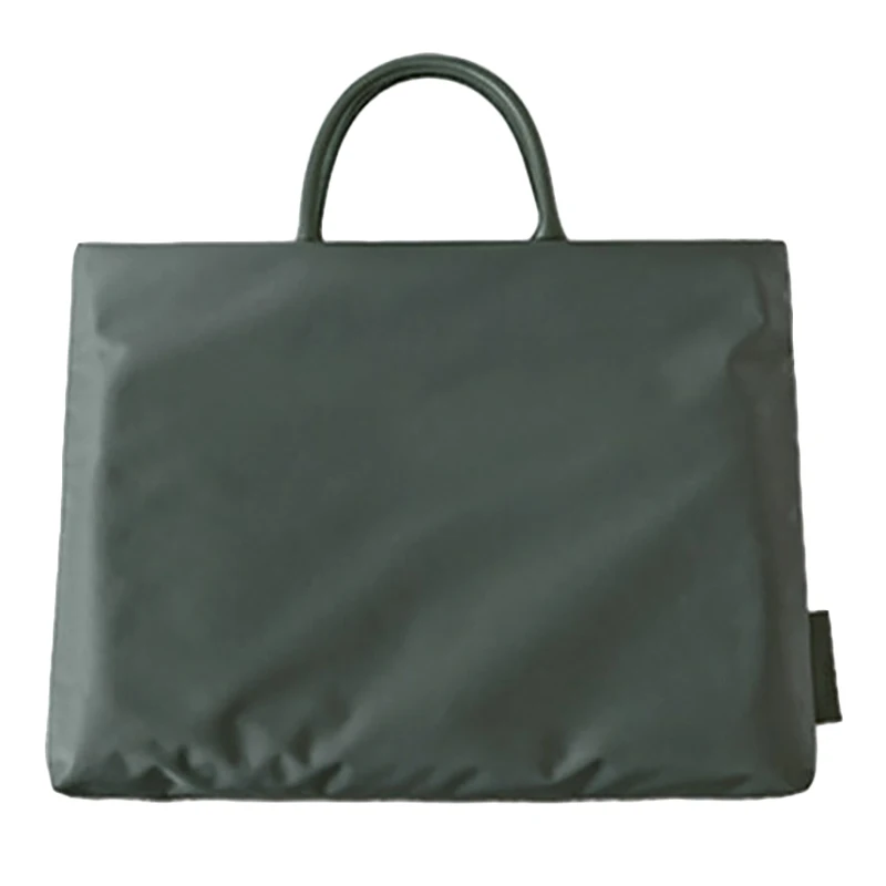 Водонепроницаемая нейлоновая сумка для ноутбука, сумка для ноутбука 13,3 дюймов, чехол для женщин и мужчин, для сотового телефона, мужская деловая сумка, темно-зеленая