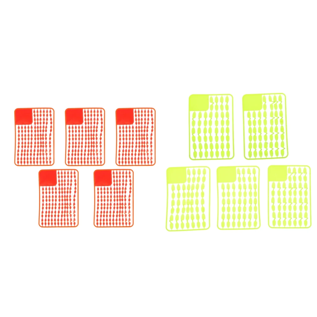 5pcs/pack Lightweight Boilie Stopper Dumbell Bait Rig Extender Fishing Accessories Yellow Red 1.2cm