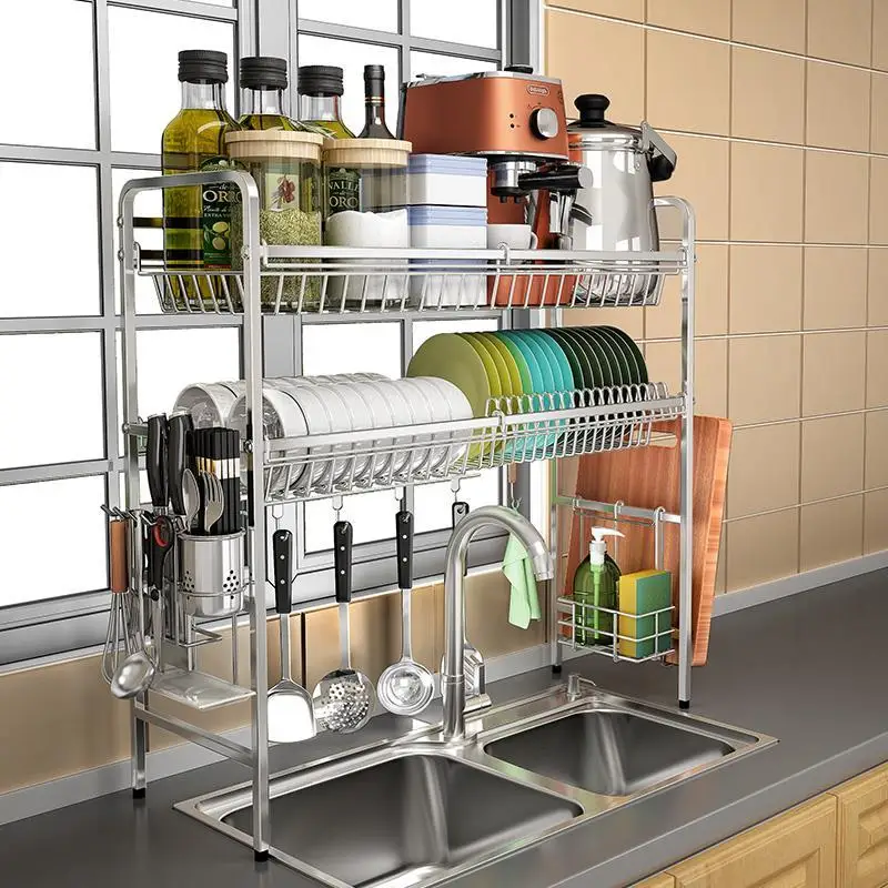 Аксессуары Организация раковина Keuken Malzemeleri нержавеющая сталь Cocina Organizador кухня