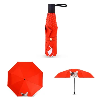 

Folding Umbrella Lightweight Umbrella Folding Travel Umbrella Double Layer Sunblock UV Protection