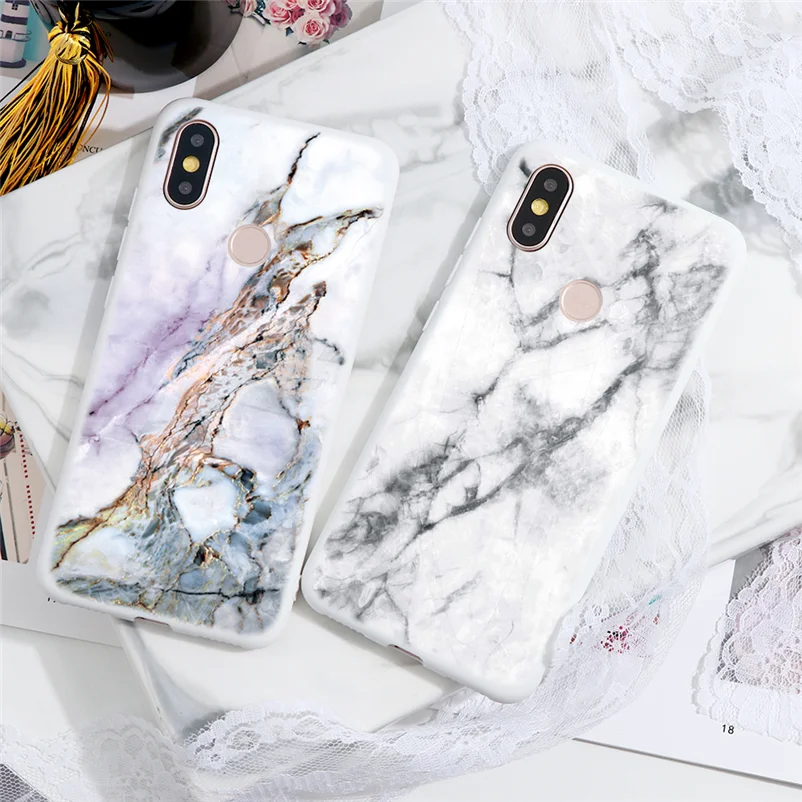 

Marble Case For Xiaomi For Redmi Note 8 7 5A 5 6 K20 Pro 7A 6A S2 5 Plus Mi A3 A1 A2 9T 8 Lite 9 SE F1 CC9 CC9e TPU Cover Fundas
