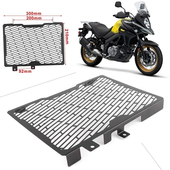 

Motorcycle Steel Radiator Grill Cover Grill Guard Protector Fits SUZUKI V-STROM 650XT 2017-2018, Black Water Tank Guard