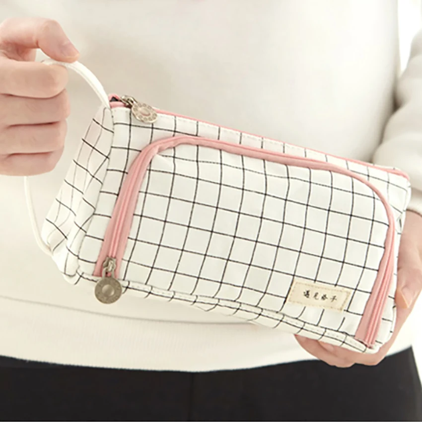 Большой емкости Pencilcase очаровательный пенал для карандашей Kawaii школьная Ручка Чехол портативный Карандаш сумка чехол для карандашей ящик для студентов