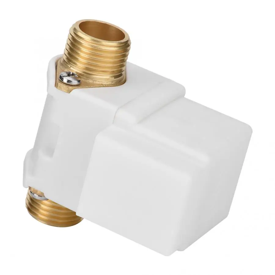 Manual Flush Valve DC 12V G1/2 Solar Water Heater Solenoid Valve N/C Automatic Water Valve Switch Electric Valve