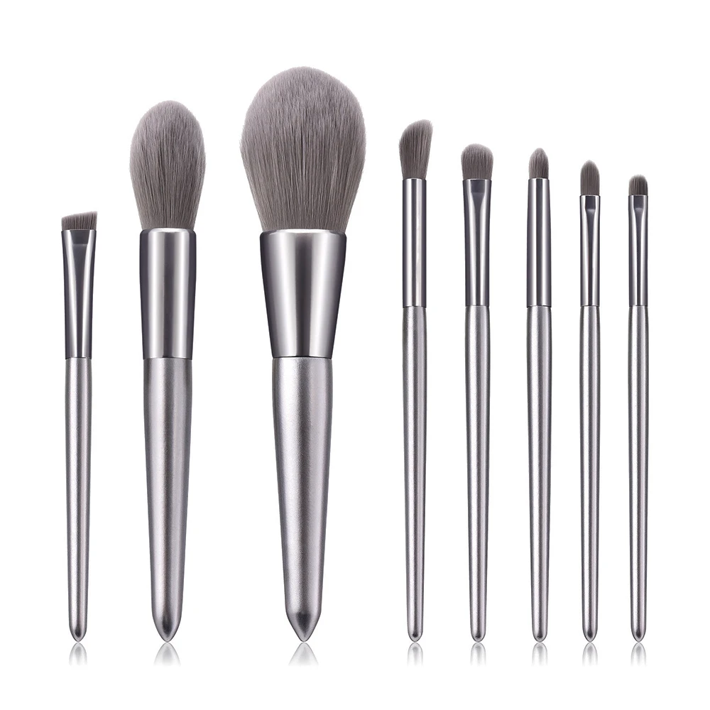 FLD 10/8pcs Makeup Brushes Set Wooden Foundation Eyebrow Eyeshadow Brush Cosmetic Brush Tools High quality makeup brush kit