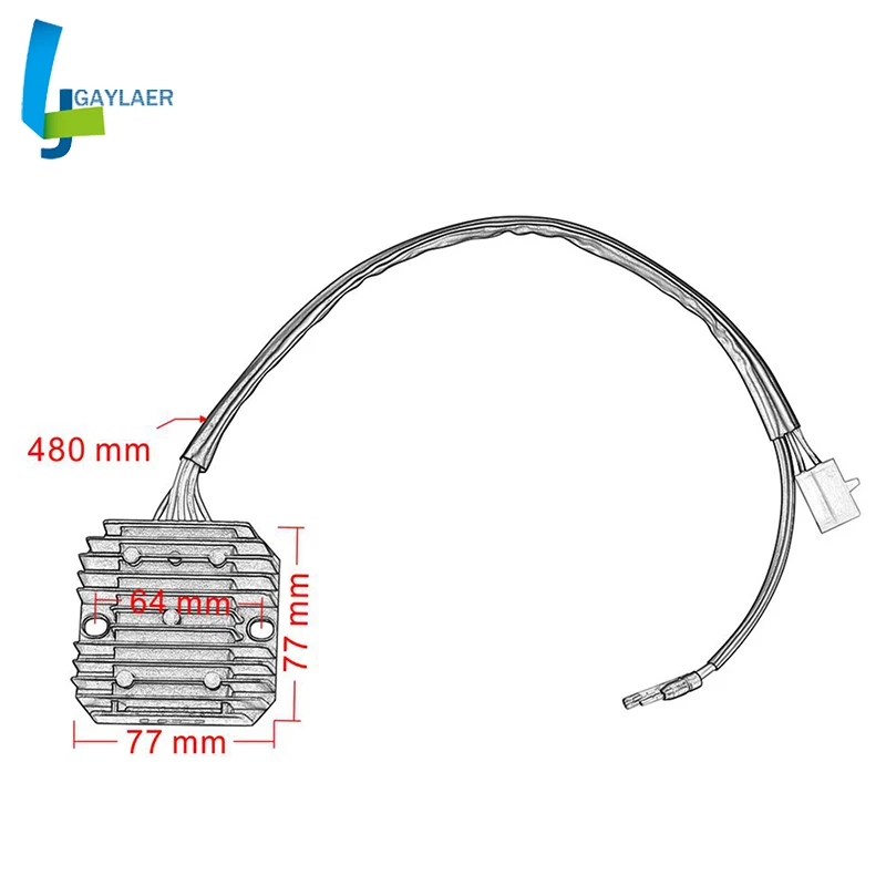 Регулятор напряжения мотоцикла выпрямитель для Honda 31600-KR3-980 CA125 Rebel 125 CMX250C Rebel MC13B MC32A