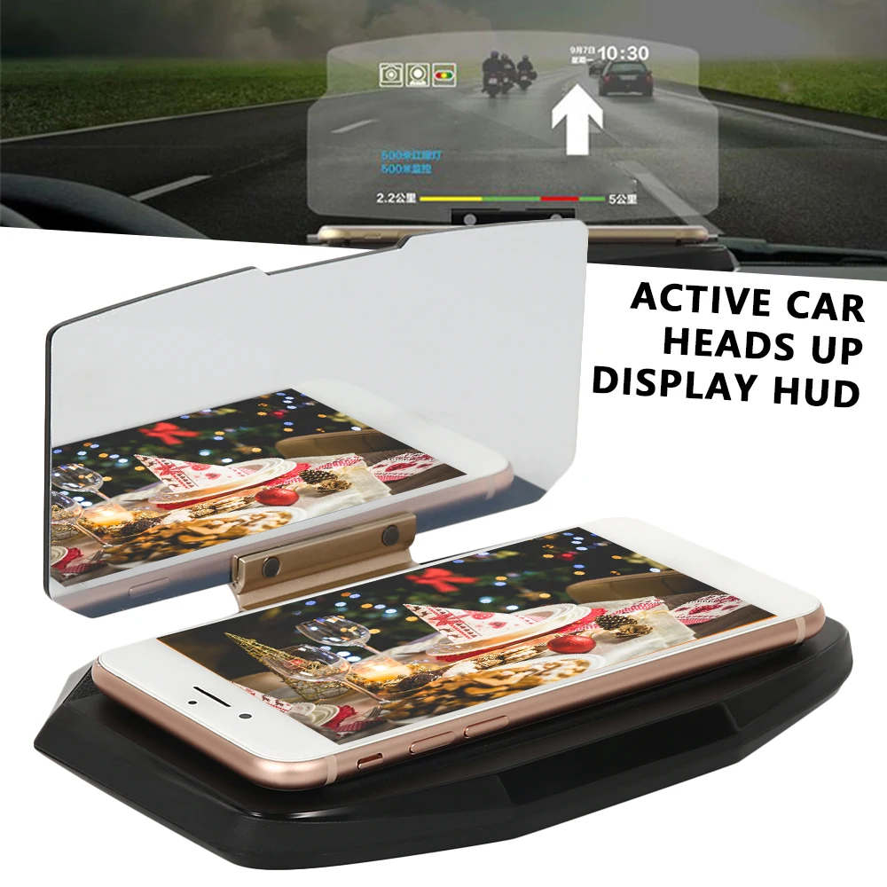 Автомобильный головной проекционный кронштейн, автомобильный HUD HD проекционный дисплей, универсальный gps навигационный кронштейн, автомобильные аксессуары