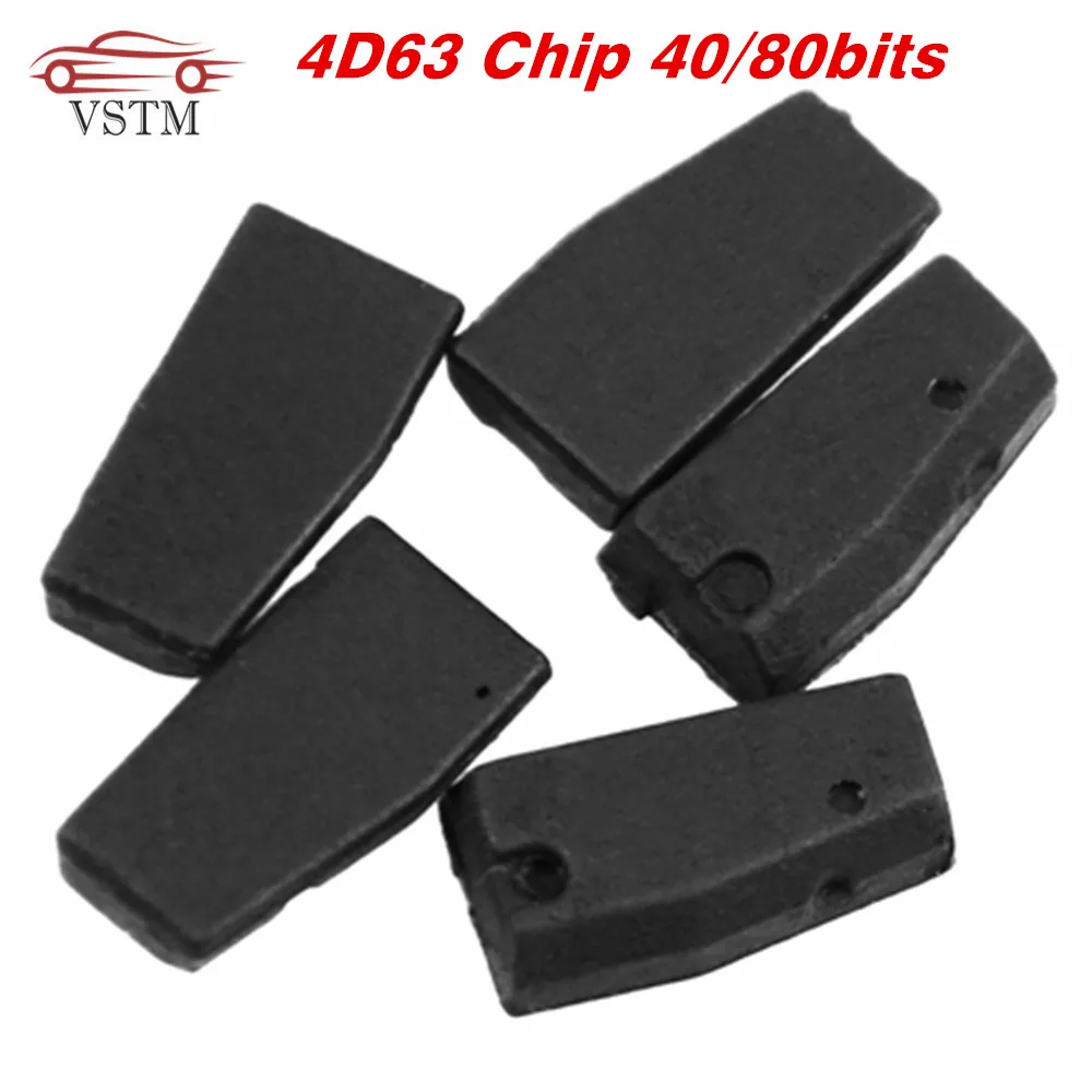 10 шт. 4D63 40bit 80bit транспондер чип Авто Карбон для Ma-zda 4D ID63 чип