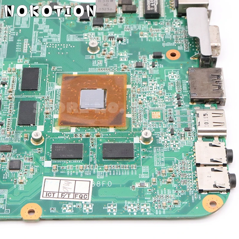 NOKOTION DABL6DMB8F0 A000076400 основная плата для Toshiba Satellite L650 L655 материнская плата для ноутбука HM55 DDR3 HD5650 видеокарта