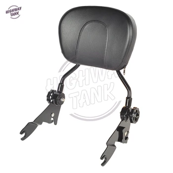 

Motorcycle Adjustable Backrest Artificial Leather Sissy Bar Case for Harley Touring Road King CVO FLHR FLHRC FLHT FLHX