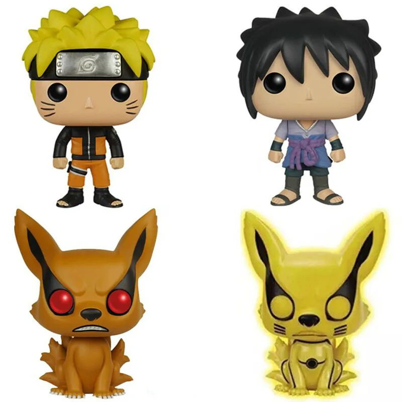 FUNKO POP Новое поступление Наруто шесть дорожек Саске фильм ПВХ brinquedos фигурка игрушки для детей Рождественский подарок