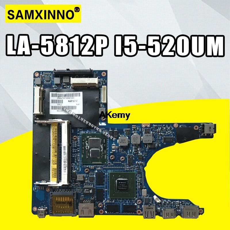 LA-5812P Moederbord Voor Dell Alienware M11x R2 Laptop Moederbord I5-520UM N11P-GS1-A3 LA-5812P Moederbord Voor Dell Alienware M11x R2 Laptop Moederbord I5-520UM N11P-GS1-A3