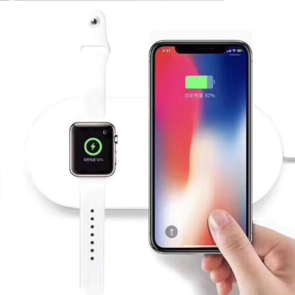 Источник питания для IPhone зарядное устройство беспроводной многофункциональный низкая температура Легкий зарядный коврик для Iwatch