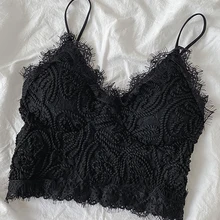 white lace corset crop top