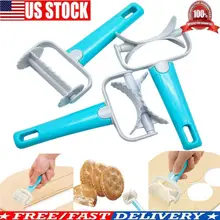 Новые кондитерские резаки 3 шт. роликовый нож ABS пластик резак для печенья инструмент для выпечки Форма Бисквит резчик, принадлежности для выпечки Инструменты