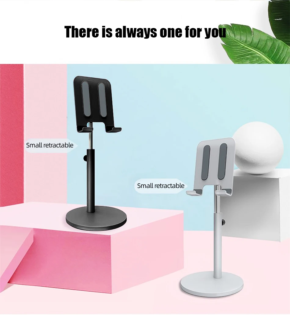 ihuigol Telescopic Phone Holder For Xiaomi mi 9 Huawei iPhone 11 8 7 iPad Universal Desktop 10.5 inches Phone Stand Lazy Bracket (12)