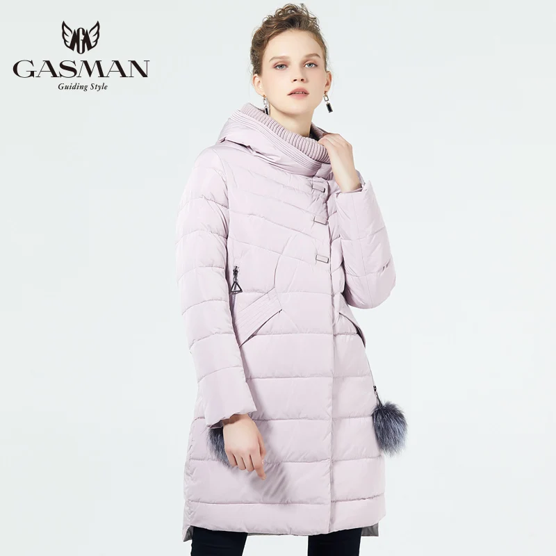 GASMAN 2019 зимняя женская куртка новая коллекция ветрозащитная Женская Толстая