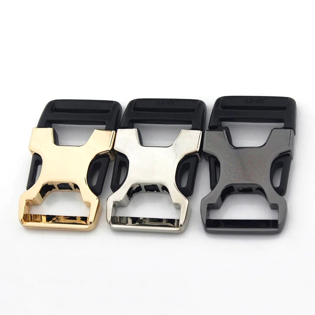 1pcs Metal & Plastic Belt Buckle Quick Side Release Clasp for DIY