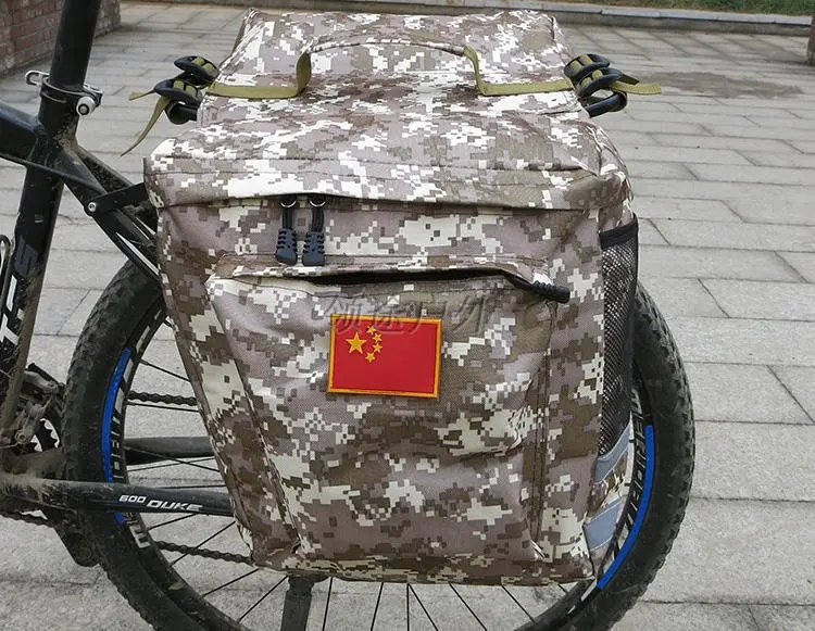 

Waterproof Long Distance Riding Short Trip Mountain Bike Doite Camel Rides Luggage Front Rack Chartered after Two Pannier Bag