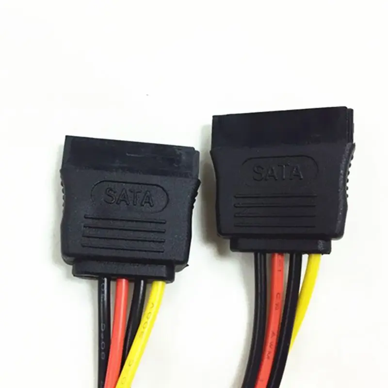 5 шт. 15 Pin SATA Мужской 2 распределитель SATA Женский кабель питания