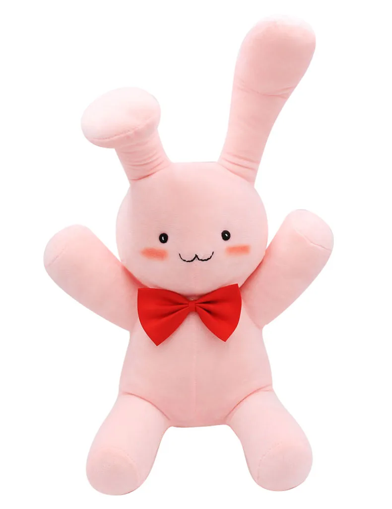 Cute Japan Anime Ouran High School Host Club Haninozuka Mitsukuni Sit Pink Rabbit Big Plush Stuffed Pillow Doll Cosplay Toy 30cm