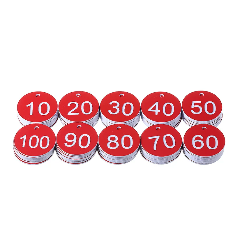 50-100 Number Laser Engraved Number Discs Table Tags Locker Pub Restaurant Club 50PCS 