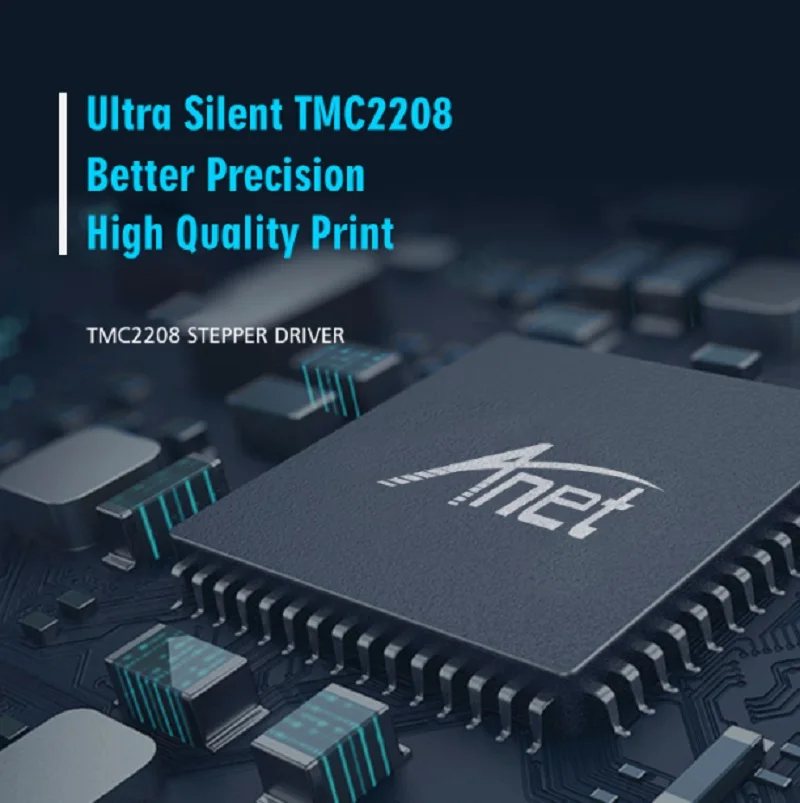 Anet ET4 Impresora 3d принтер DIY Высокоточный Ультра тихий TMC2208 Reprap Prusa i3 3d принтер комплект с PLA нитью