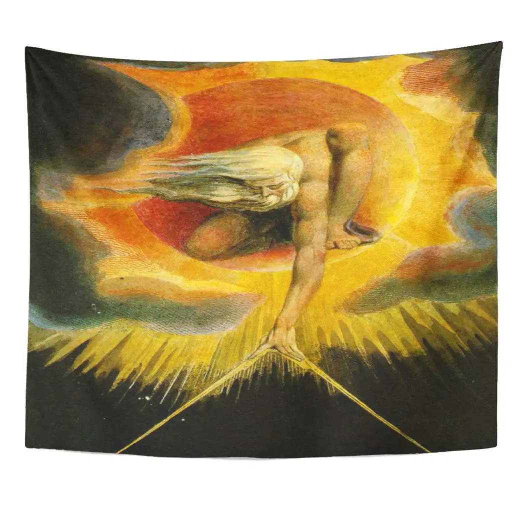 

William Ancient of Days Blake Symbolism Fine Famous Artists Home Decor Tapestries