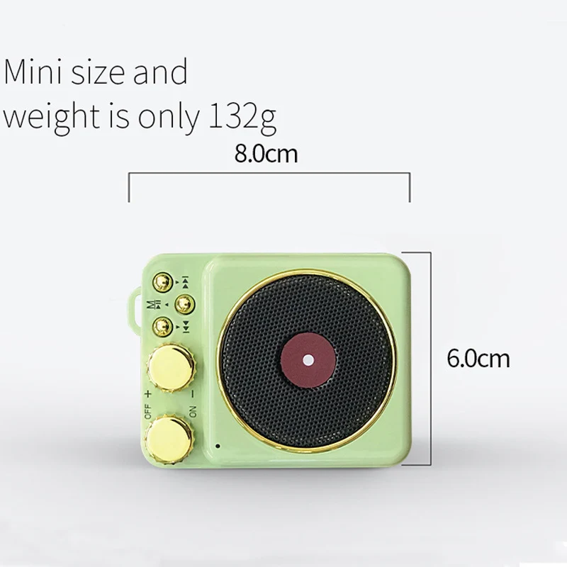 Мини Bluetooth мини-динамик с деревенской кошкой стиль FM Радио Стерео Hifi звуковая коробка Громкая связь для Xiaomi Iphone