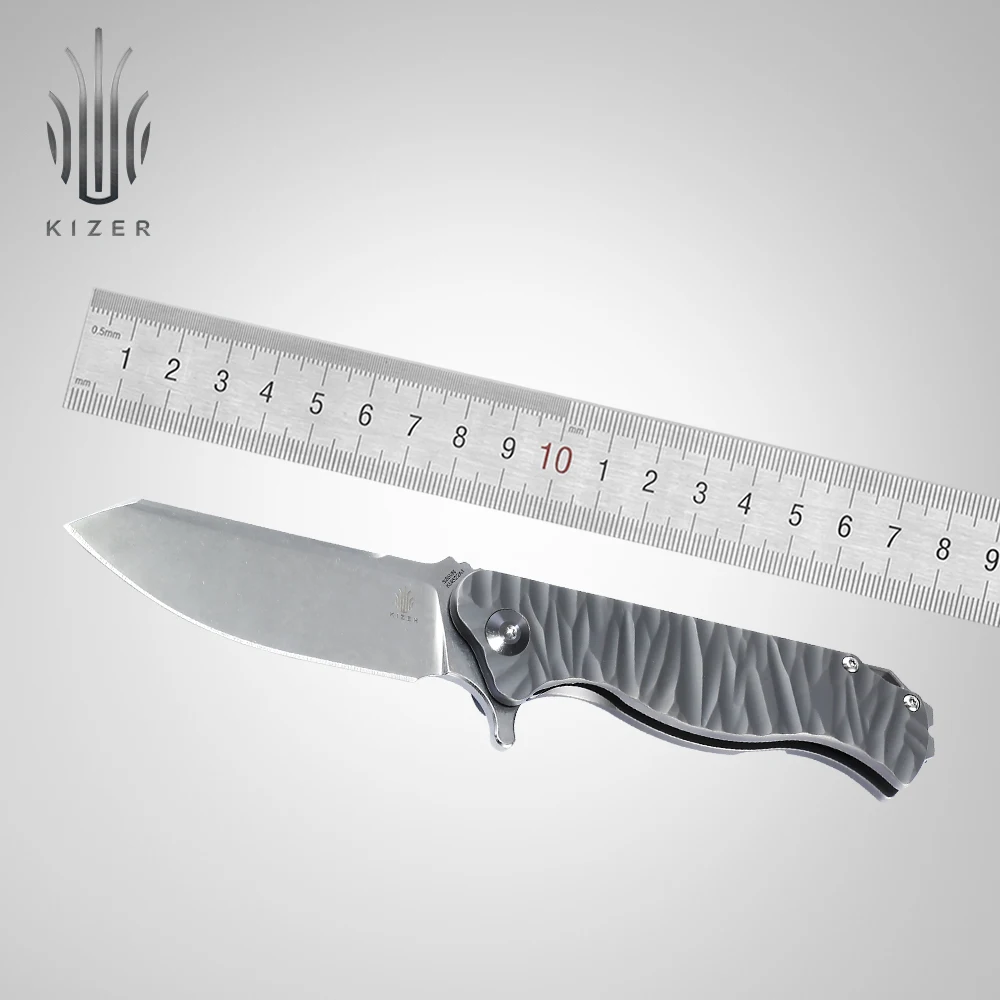 Kizer pocket knife KI4522A1 Vindicator tactical knife useful bushcraft tools for outdoor hunting