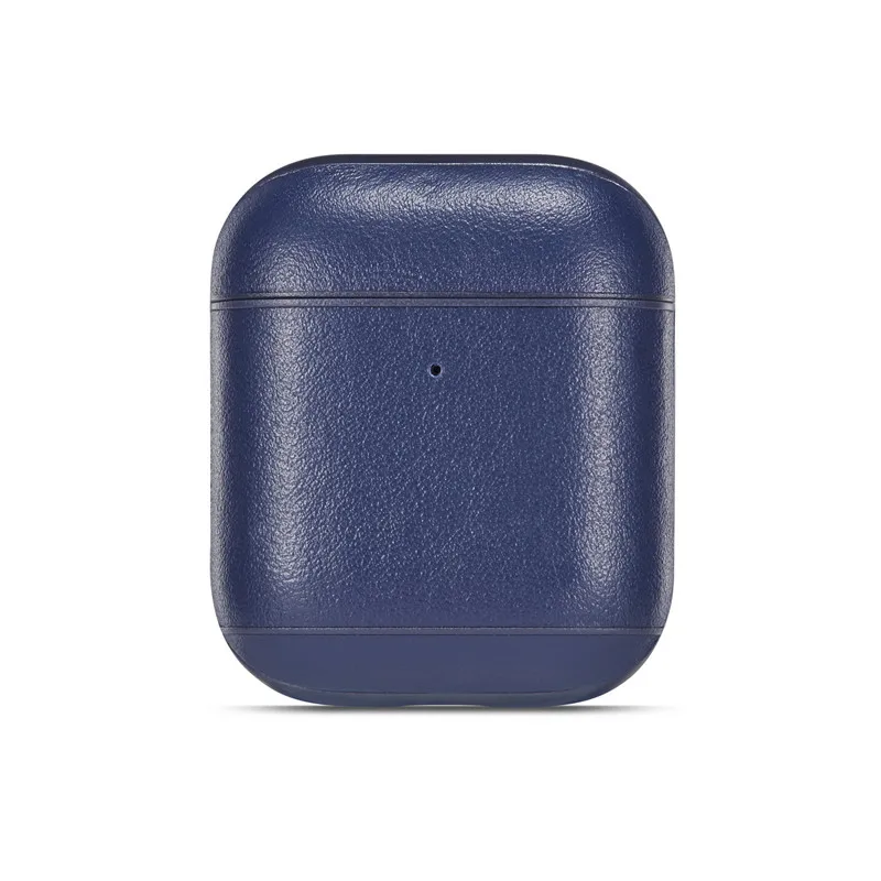 BE OTTWN цветной кожаный чехол для наушников для airpods1 2 Простой чистый цвет беспроводные bluetooth наушники защитная крышка для airpods - Цвет: BE