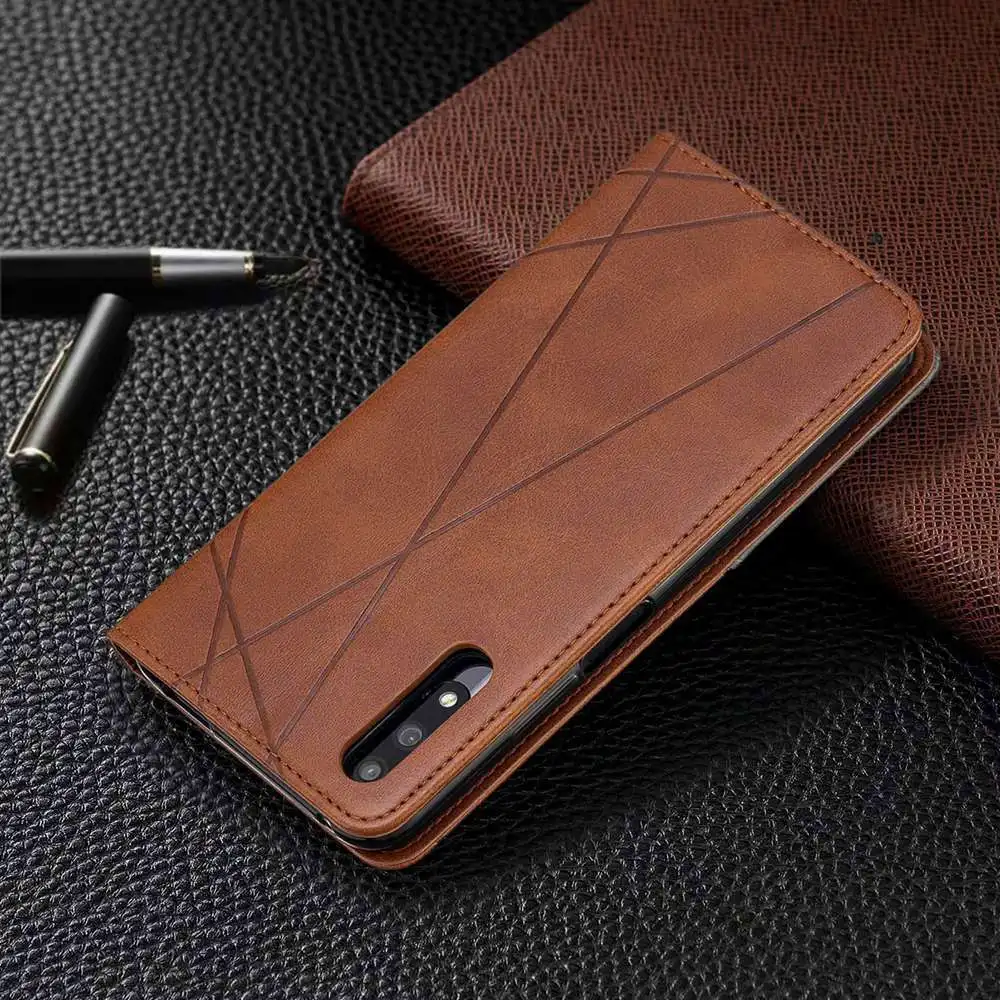 Роскошный чехол из искусственной кожи для Xiaomi Redmi 7 Note 7, держатель для карт, Магнитный защитный чехол для Xiaomi Redmi 7A K20 Pro, чехол