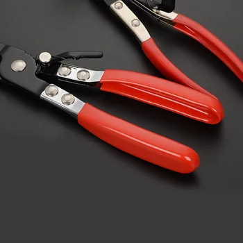 

Accessory Hose Clamp Pliers 2pcs Set Car Removal Tool Bend Flat Head Type Red Replace Pro Hot