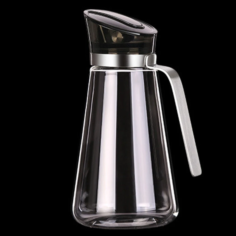 ABSS-Авто Флип диспенсер оливкового масла бутылка, 21 Oz герметичный контейнер для приправы с автоматической крышкой и пробкой высокое боросиликатное г