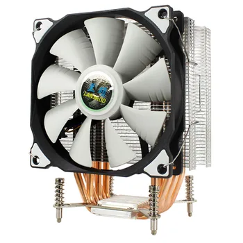 

LANSHUO CPU Silent Single Fan 6 Heat Pipe 4 Wire ligent Temperature Control CPU Cooler Fan for LGA 2011 Self-Containe