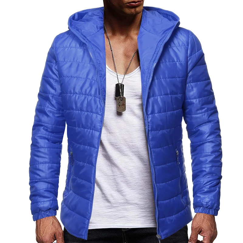 Men's cotton-padded jacket hooded cotton-padded jacket men's cotton-padded jacket down jacket